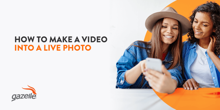 How To Make A Video Into A Live Photo Gazelle The Horn